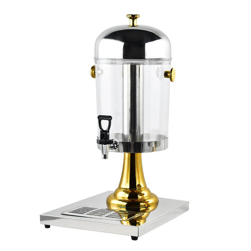Large-Capacity Juice Tub Beverage Containers with Stainless Steel Handle Triangular Bracket