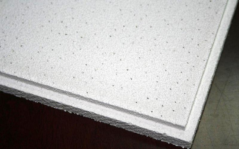 Suspended Mineral Fiber False Ceiling Tiles Insulation Acoustic
