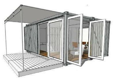 Office Container House Worker Room Flat Pack Expandable Prefabricated Folding