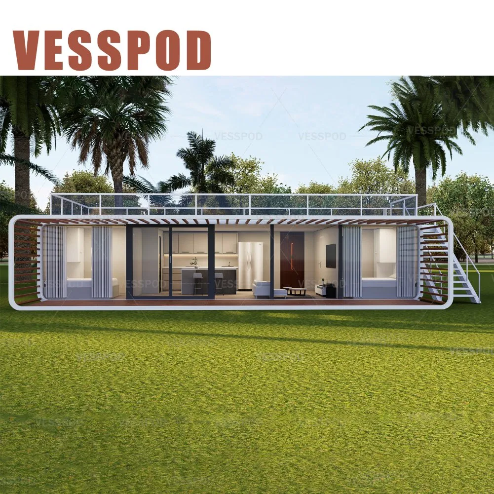 Mobile Hotel B&B Apple Barn Holiday Home Steel Structure Mobile Homes House Apple Cabin for Sale