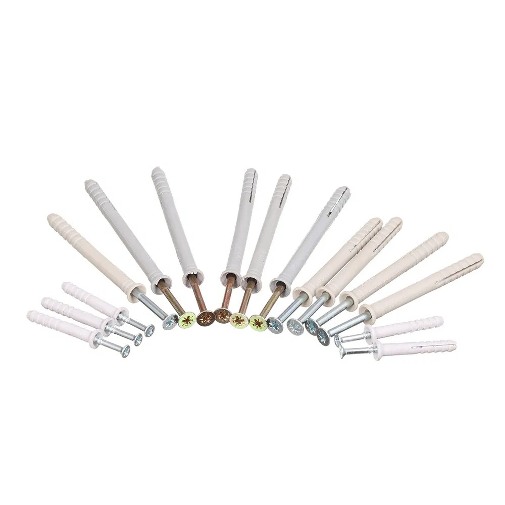 Fast Percussion Nail Plastic Wall Insulation Drywall PE/Nylon Hammer Drive Anchor with Nail Screw