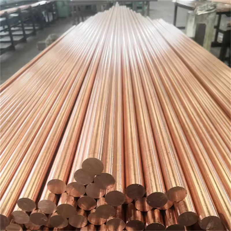 T2 C11600 C12000 C12200 Industrial Round Copper Bar 99.9% Purity Cu 500mm Diameter with Punching Service