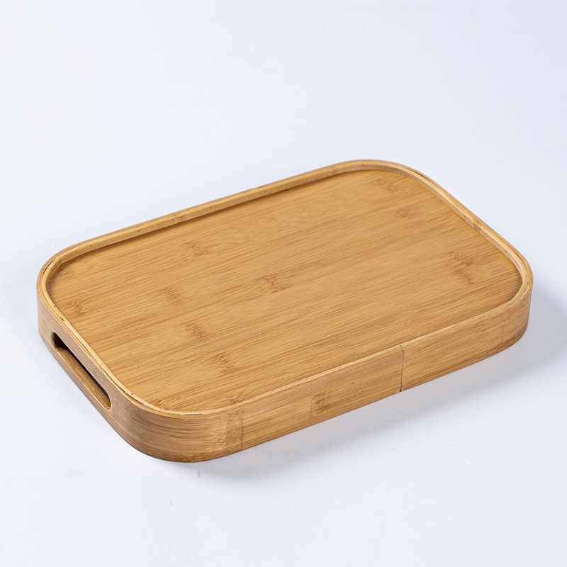 Elegant Bamboo Tea Set Tray for Stylish Gatherings and Events