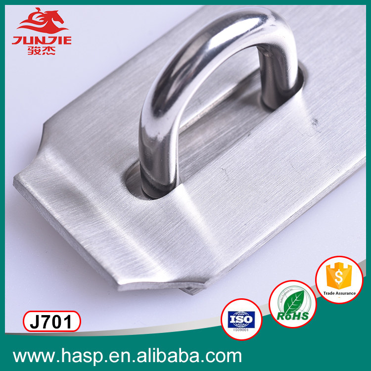 Stainless Steel Doors Windows Furniture and Cabinets Hasp Lock 90 Degree Right Angle Lock Hasp J701