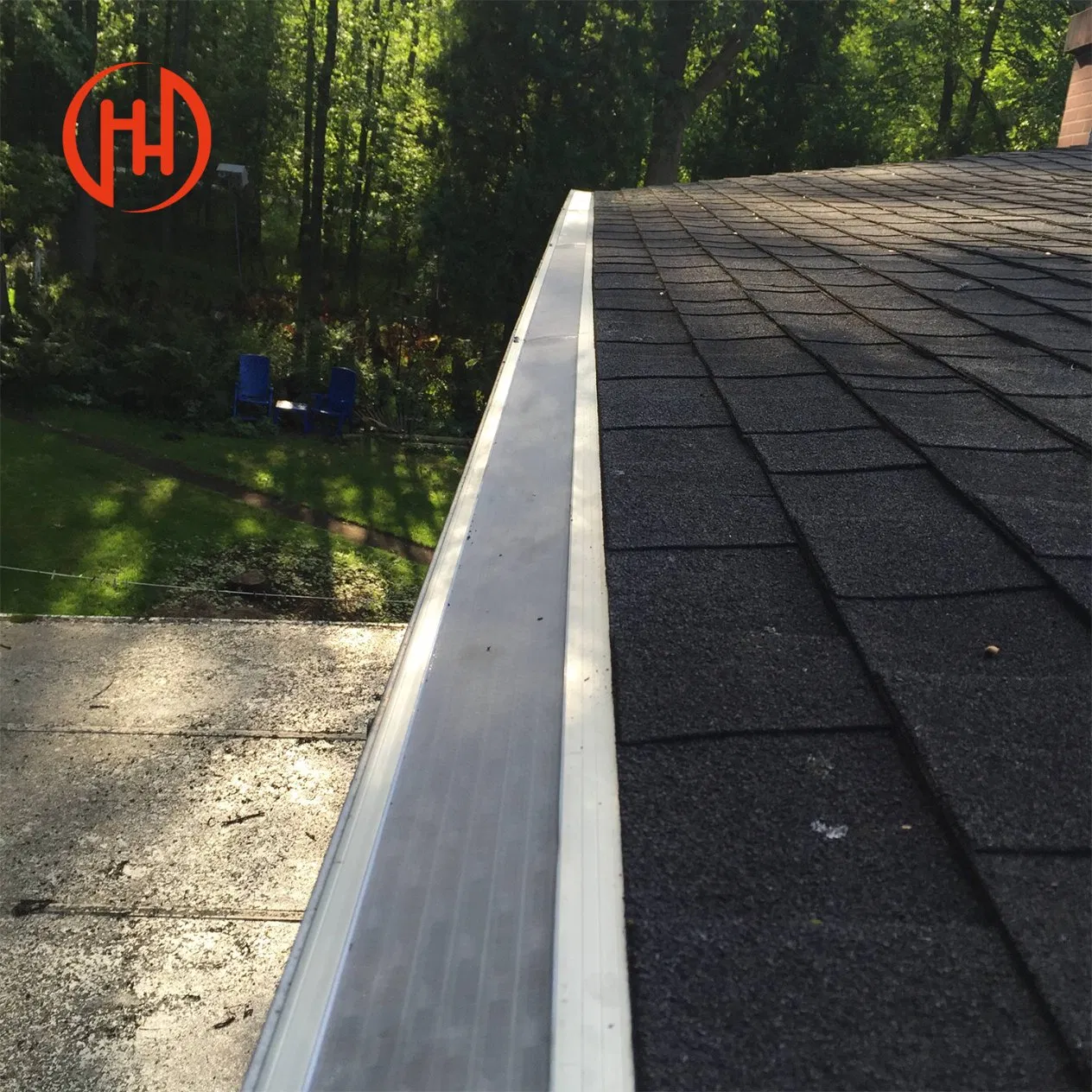 Hot Sale New Design Aluminum Rain Gutter Gutter Drainage System Water Collectors for Villa Eaves