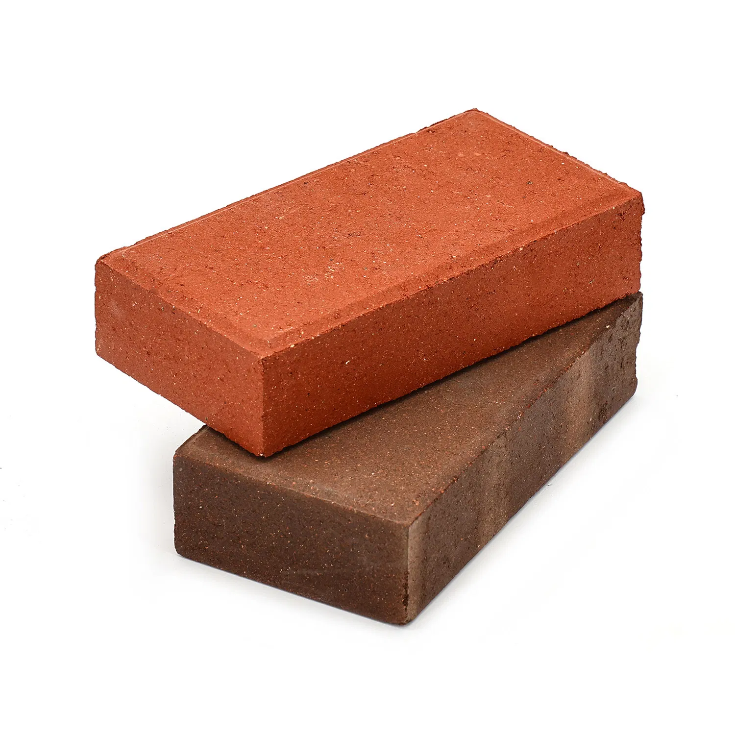 High Quality 100X200X50 mm Red Pervious Brick for Outdoor Project Square Sidewalk Street Guiding Blind Road Sintered Paver Garden Floor Wall Building Cladding