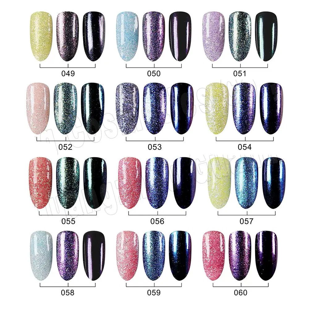 More Than 1000 Colors Glitter Chrome Powder for Nails