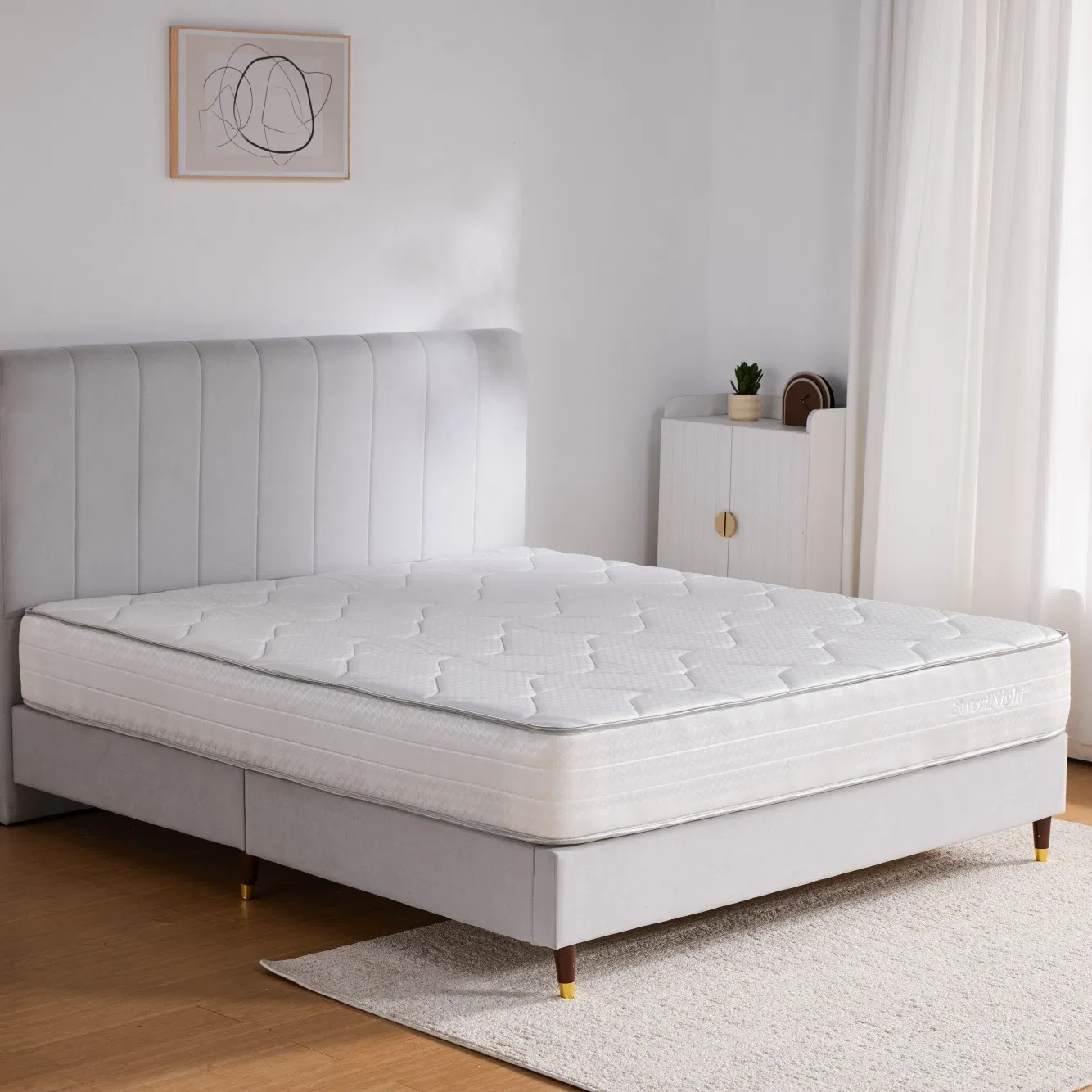 King Size Pocket Spring Mattress Colchones Comprimidos Al Vacio for Hotel Use
