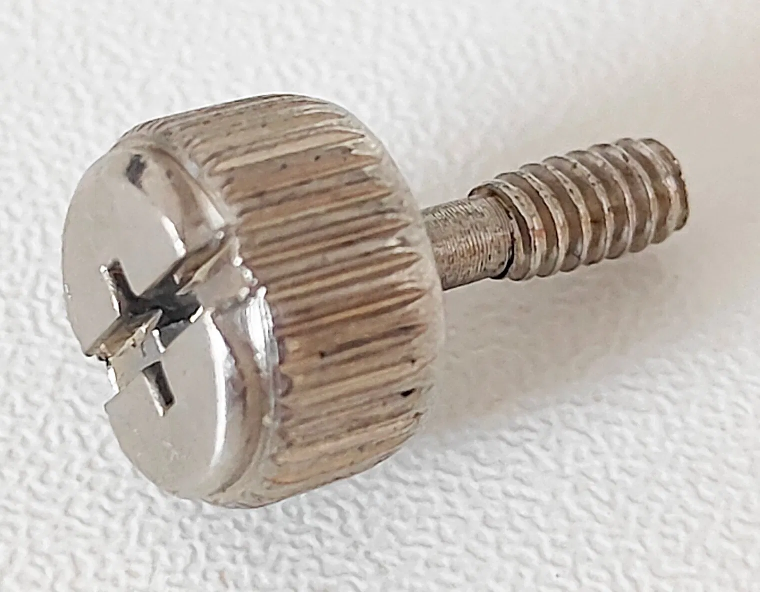 Ss Straight Knurled Head Thumb Knobs Captive Screws