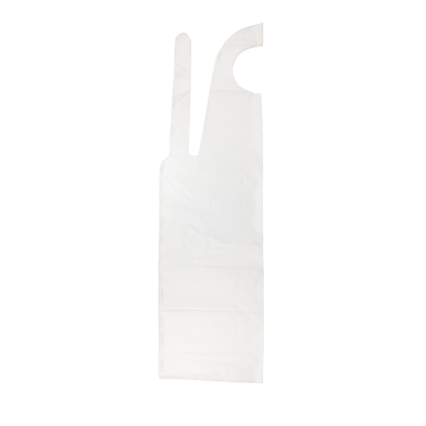 CE Biodegradable Apron with Sleeveless Disposable Protective Plastic PE Apron