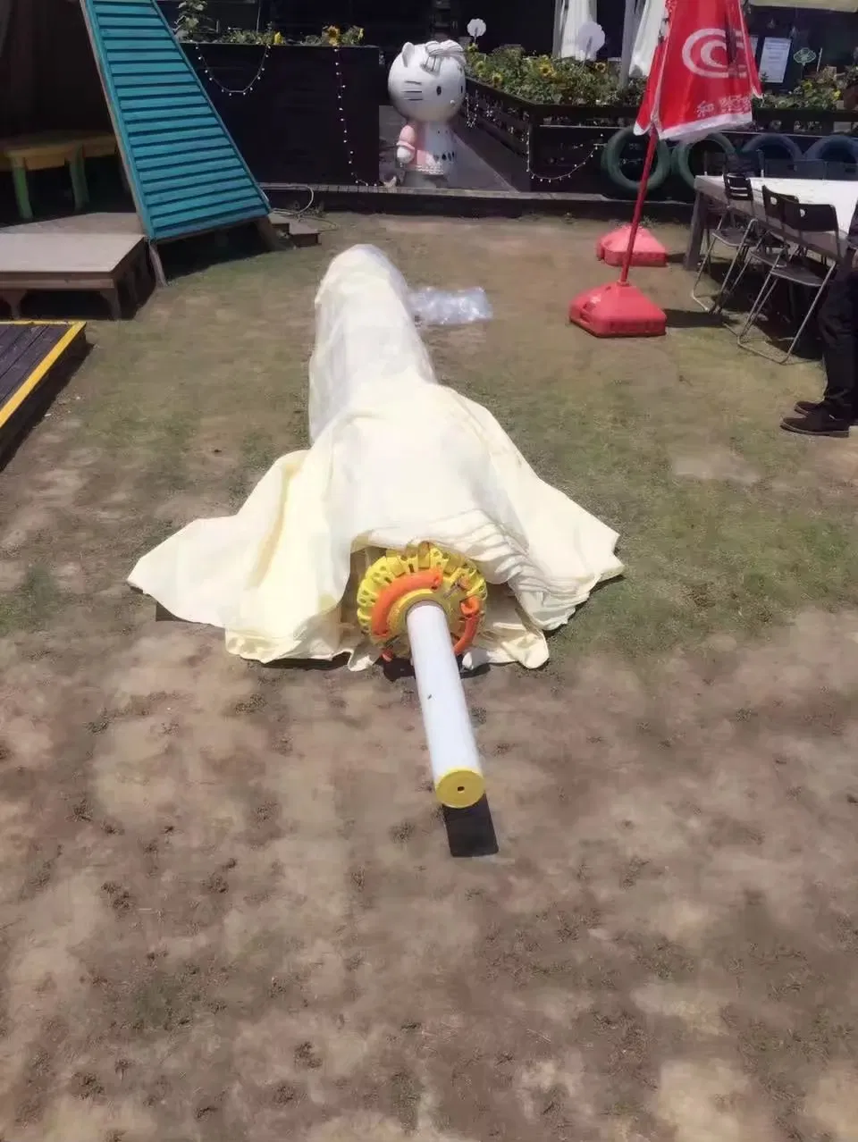 Большой 7-метровый зонт для ресторана и улицы