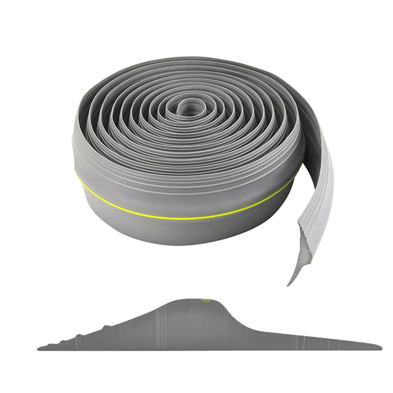 Grey Rubber PVC Garage Door Bottom Seal Strip