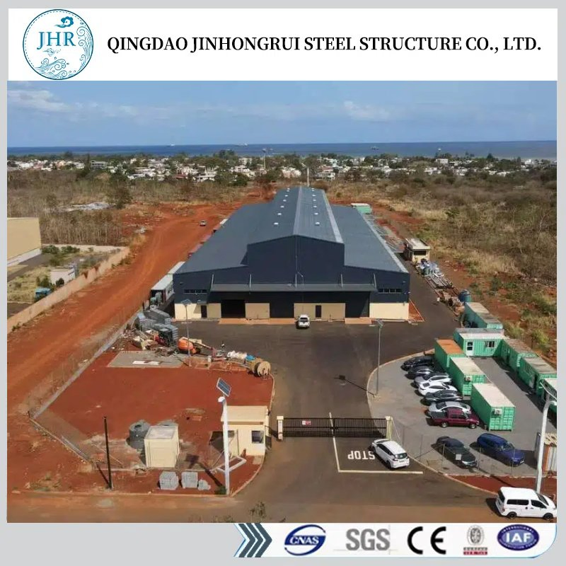 Prefabricated Metal Sandwich Panel Insulation Fireproof Euro Standard Steel Structure Frame for Farm/Cowshed/Chicken Poultry
