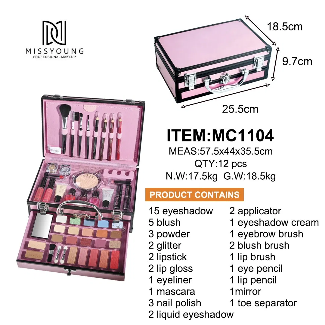 All-in-One Makeup Gift Set for Glamour Seekers Makeup Sets Makeup Box