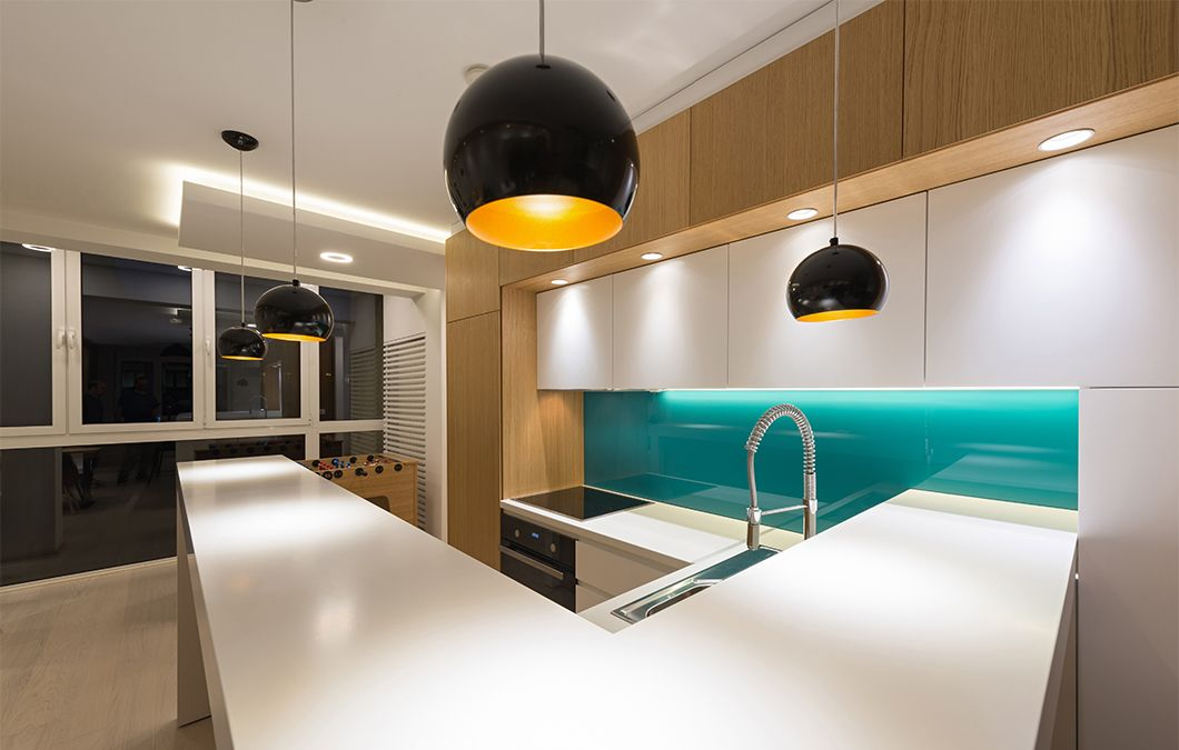 Lacquered Glass of Pure White Color Ral 9003 in Customer Size