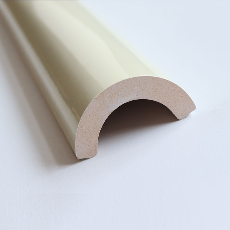 30cm Length Semicircle Moulding Ceramic Tile Trim Bathroom Accessories