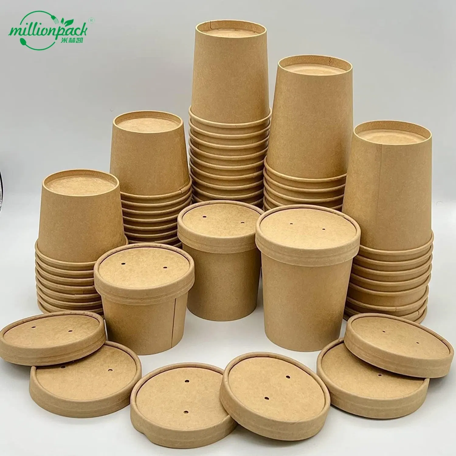 Paper Soup Cup Industry with Kraft Paper Soup Bowl Market Container