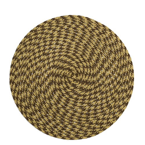 Floral Design 38cm Plastic Woven Placemat