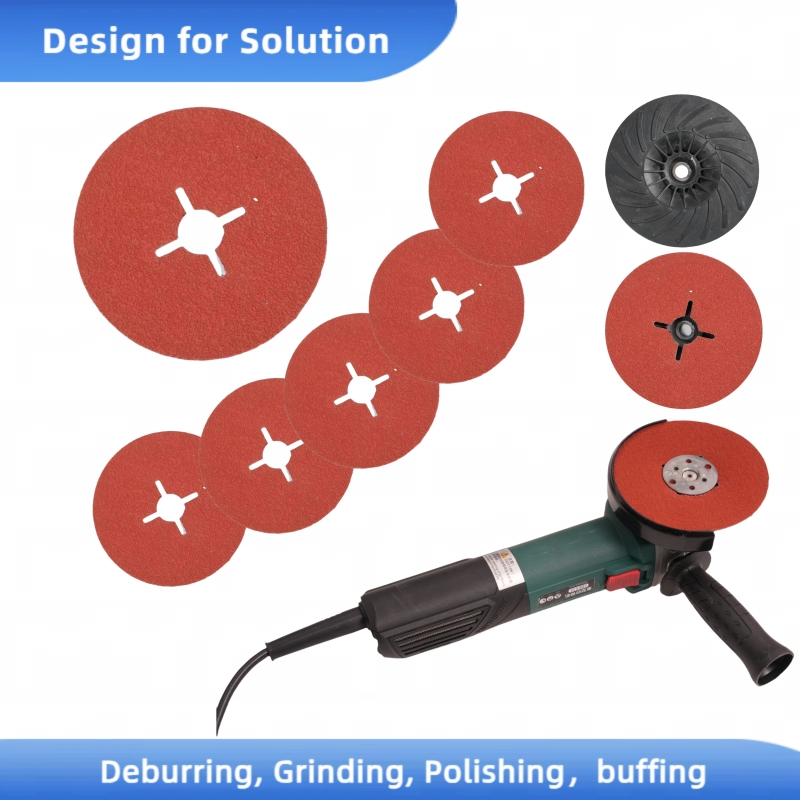 Vulcanized Cutter Fiber Sanding Discs Grinding Wheels Welds Removal Abrasive Sandpaper