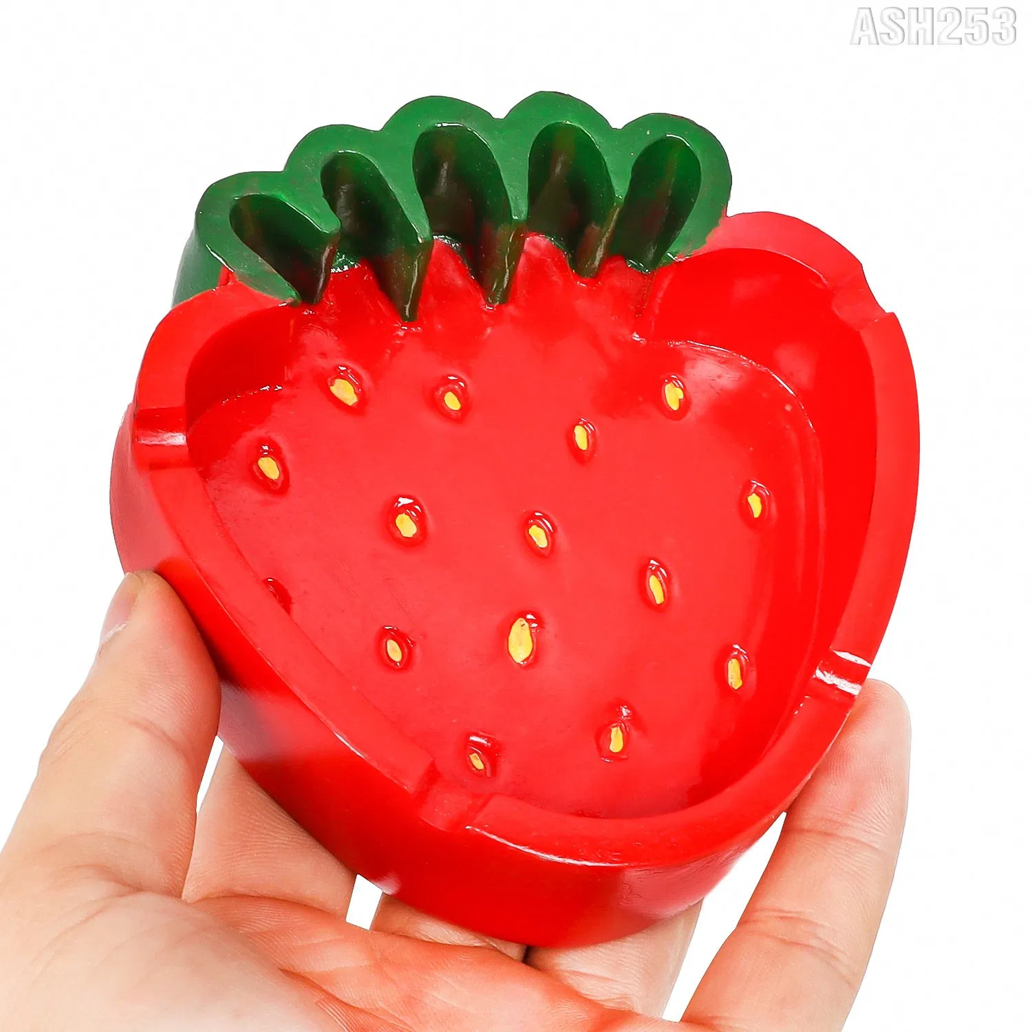 Wholesale Fantasy Gifts Ornament Resin Multicolor Fruit Smoking Ashtray for Home Decor