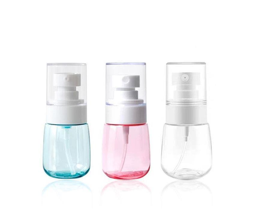 30 Ml White Spray Bottle / Plastic Liquid Bottle/ Cosmetic Sample Bottle
