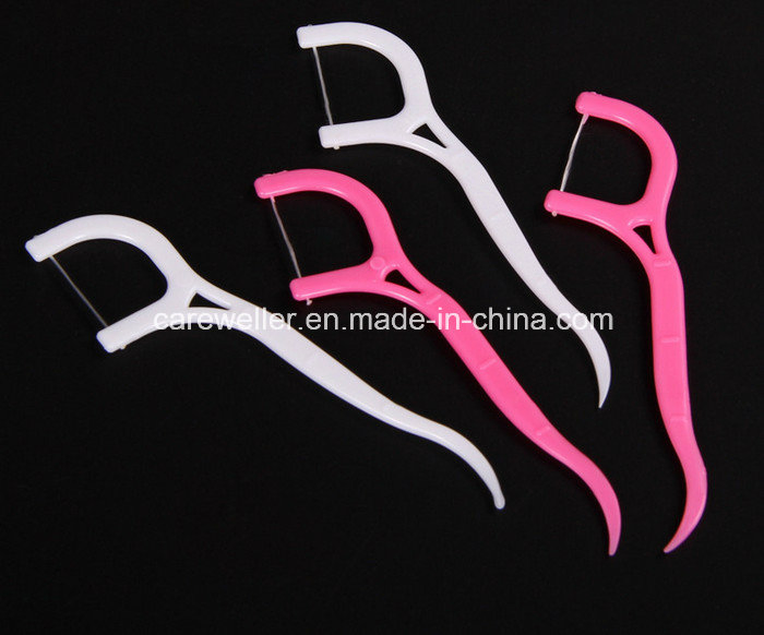 Disposable Plastic Dental Oral Floss Pick
