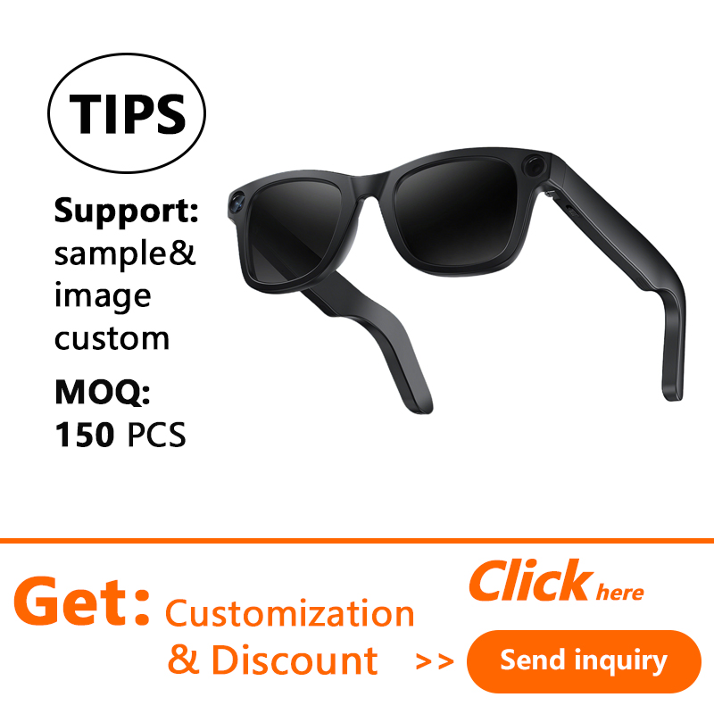 2025 Newest 8.0MP HD Camera Sunglasses Wearable Headset Taking Photos Recording Audio/Video/Music Ai Translation Smart Glasses