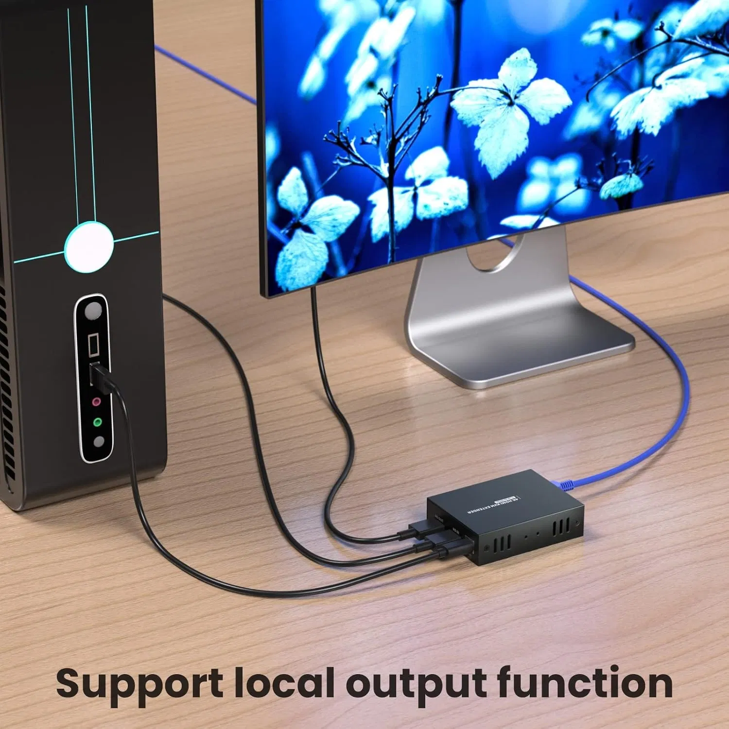 HDMI Kvm USB Extender for Remote Mouse and Keyboard Control of 1080P