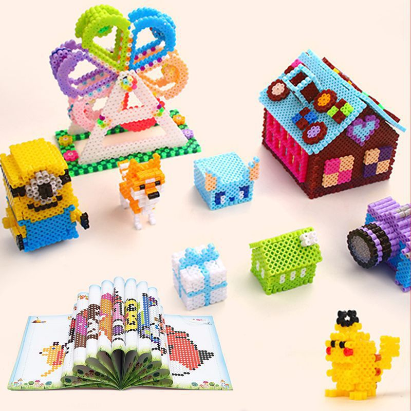 All Kit DIY Educational Toys 2.6mm Mini Perler Beads for Kids