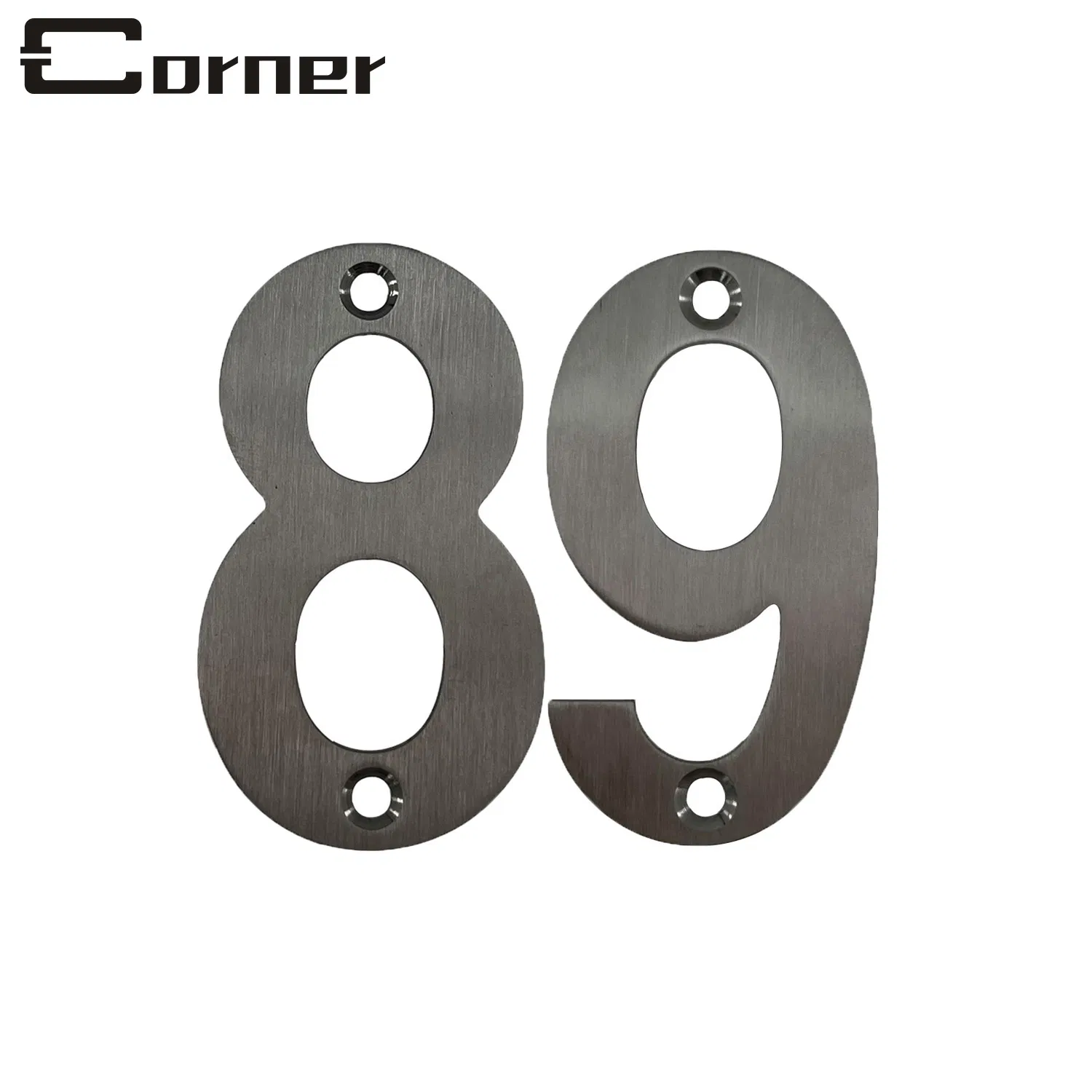 304 Stainless Steel Metal Door Plates House Number Hotel Address Plaque Sign