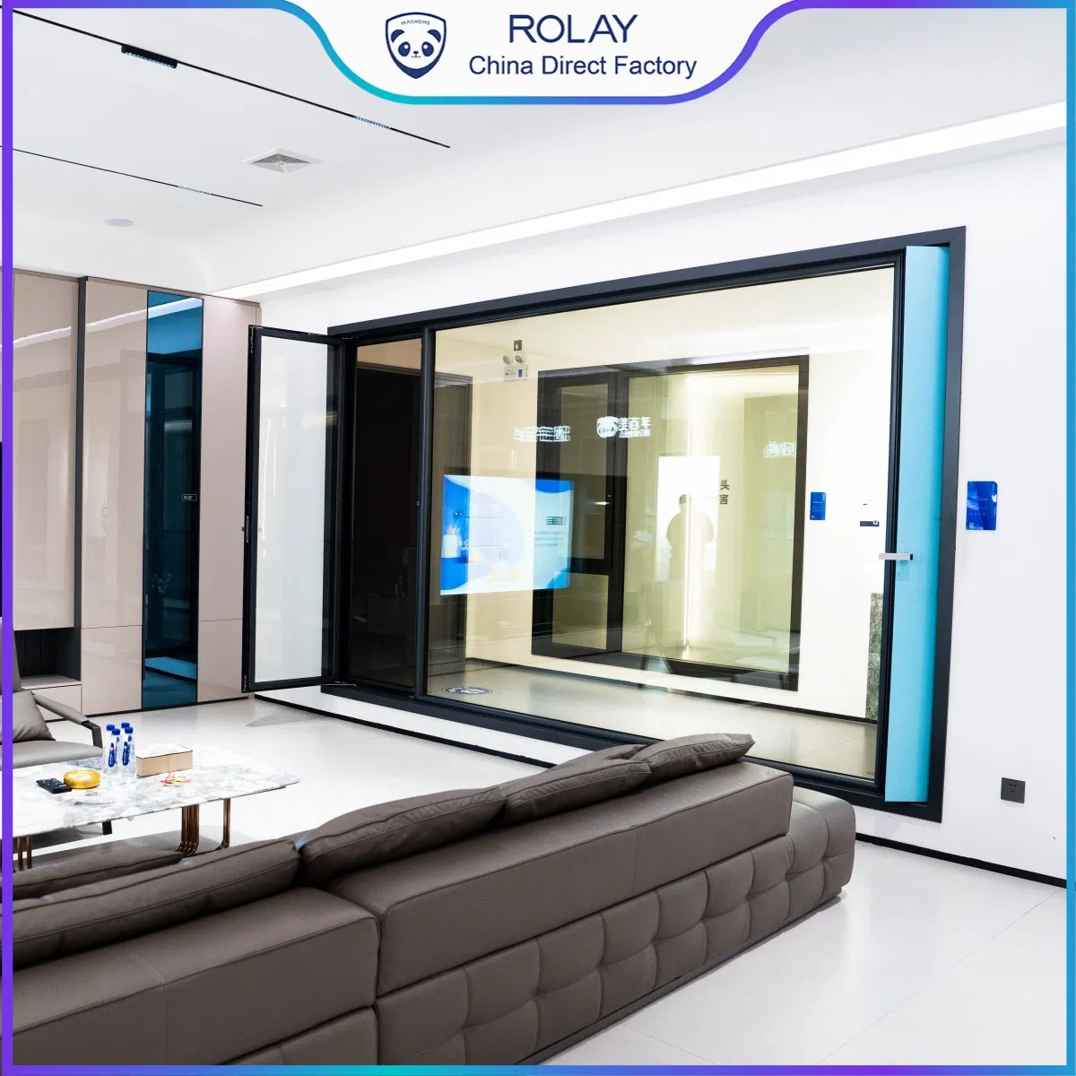 Rolay/Direct Source Casement Window Aluminium Window Child-Safe Triple Glazing Energy Efficiency Aluminium Tilt and Turn Window School Project Owners