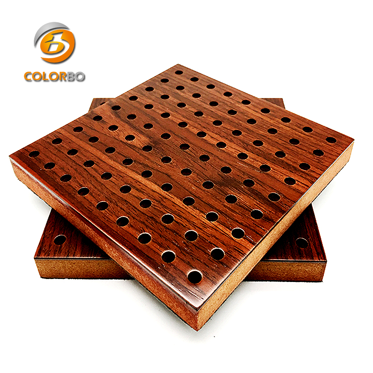 Professional Design Perforated Wood Timber Acoustic Panel
