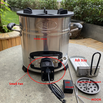 Biomass Pellet Stove 5V Fan Stove Cooker