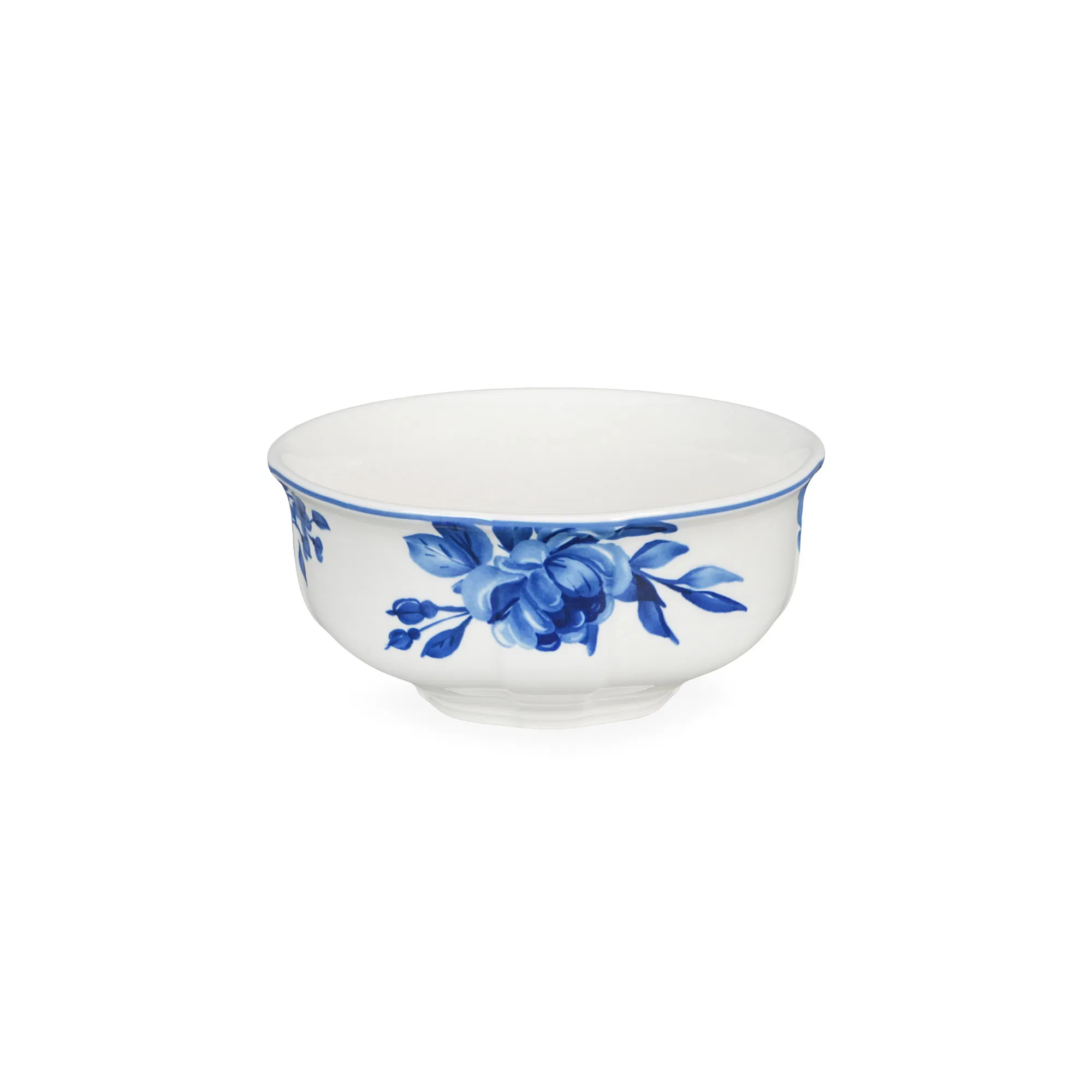 Elegant Floral Ceramic Salad Bowl for Chic Dining Experiences
