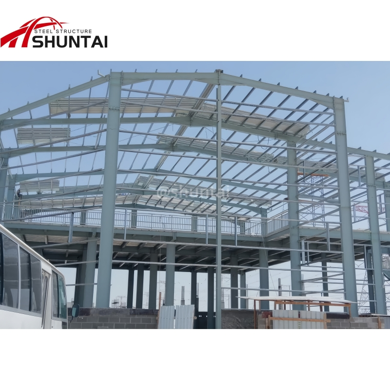 Customized Pre-Engineerd Prefabricated Shed Warehouse Workshop Steel Structure for Industrial Construction