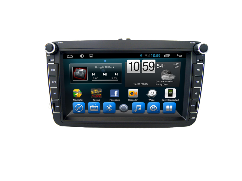 Автомагнитола Double DIN с навигацией для Volkswagen