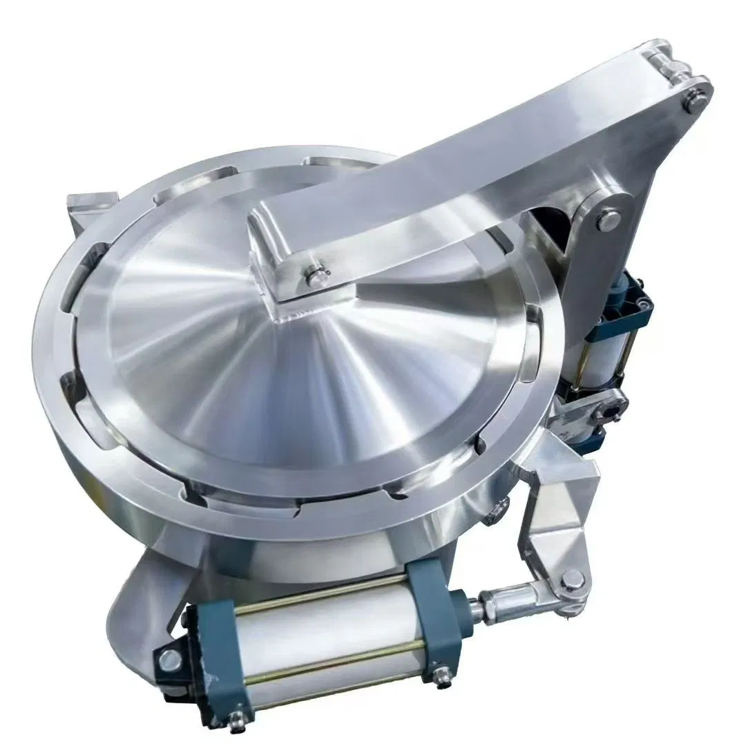 Sanitary Stainless Steel Rotating Self-Locking Manhole