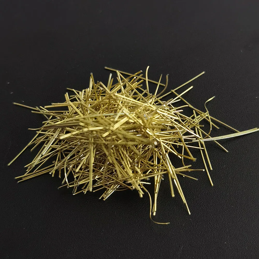 High Performance Concrete 0.2*13mm Copper Coated Straight Miro Steel Fiber for Bridges and Dams