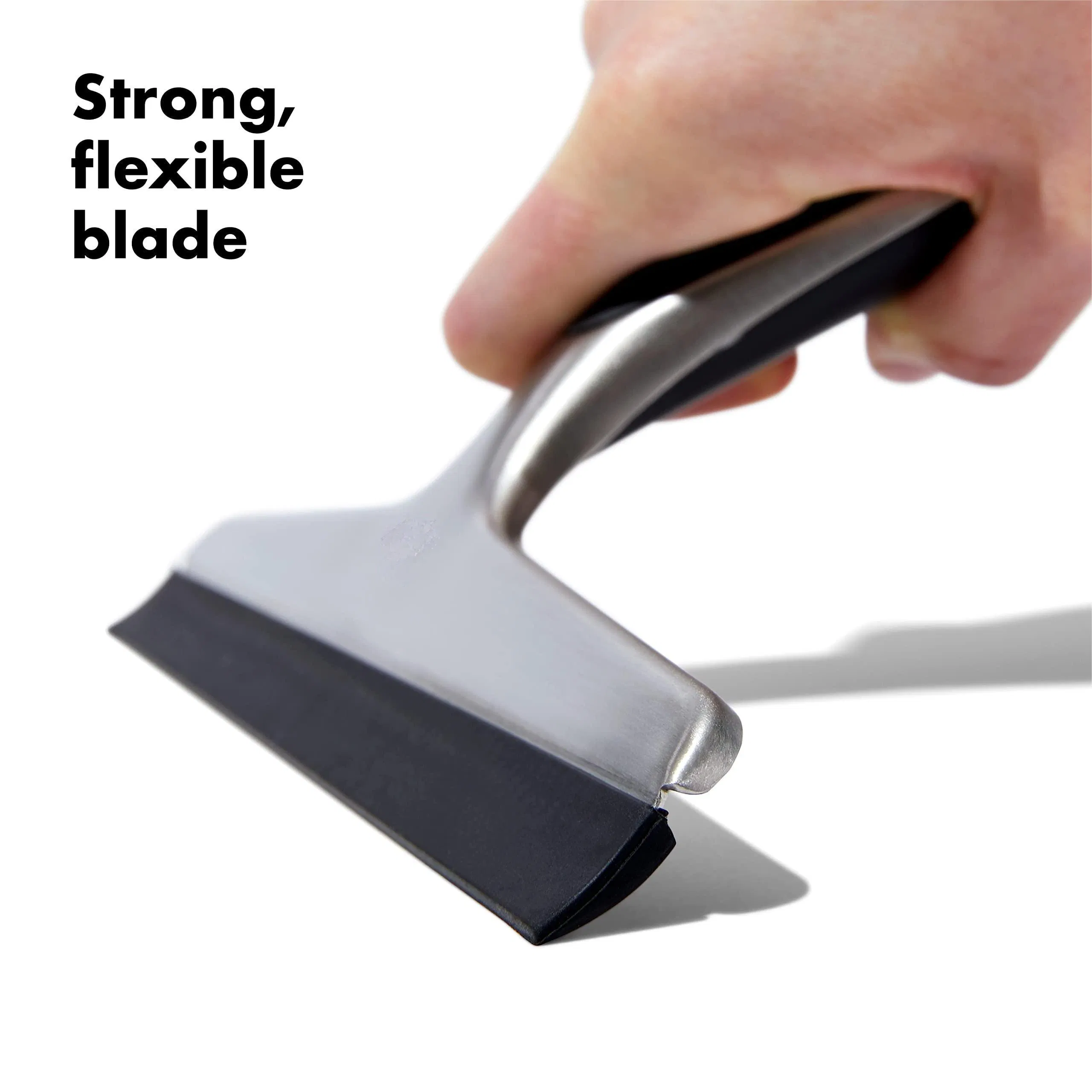 Paint Glass Surface Cleaning Tool Residue Remover Sticker Scraper Stainless Steel Squeegee