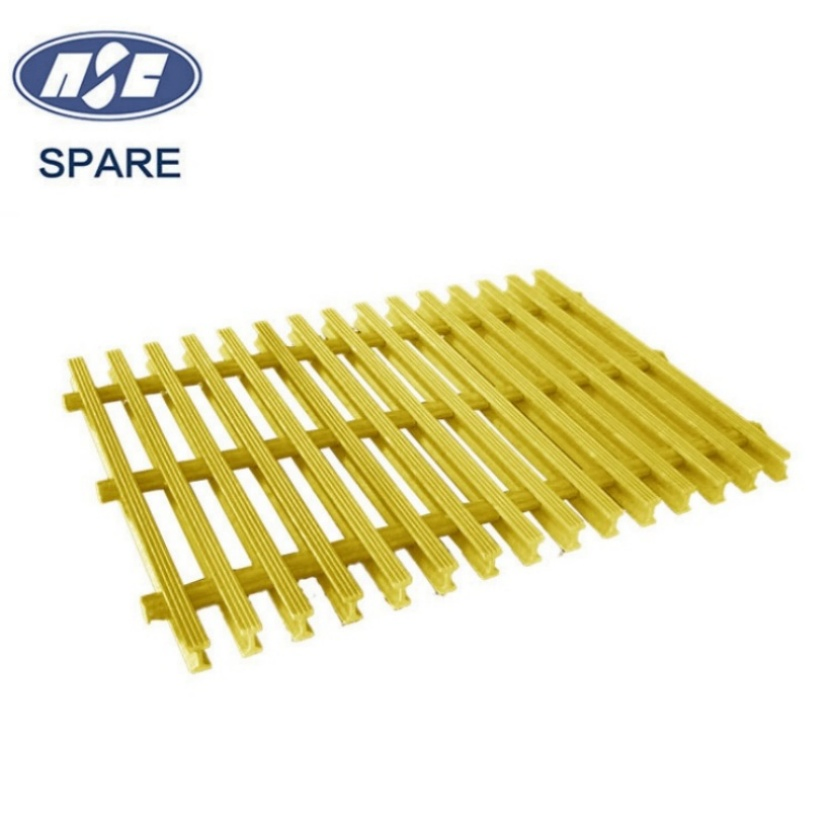 Cheap FRP Gritted/Smooth Surface Pultruded Grating Safety Grating Supplier China