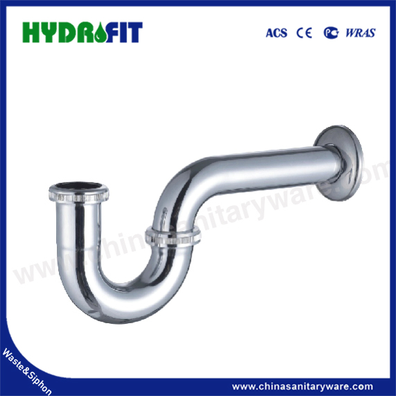 Factory Bathroom Wash Basin Stainless Steel Brass 1 1/2" 1 1/4" Wash Basin P Trap Waste Pipe Shower Siphon (FP0012)