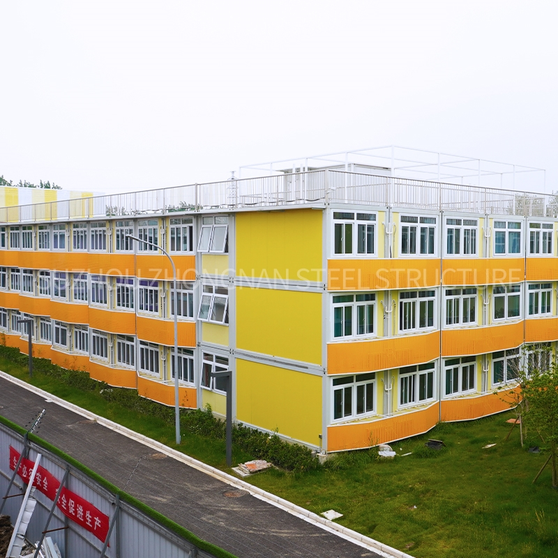 Suzhou Zhongnan Steel Structure 3 Storey Prefab Hospital Building Manufacturer