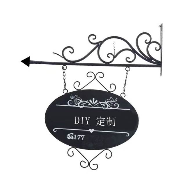 Vintage Rustic Wall-Mounted LED Light Box Sign Holder