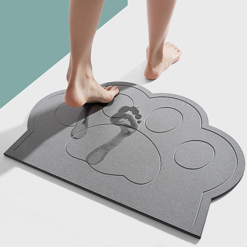 Factory Cheap Price Bathroom Accessories Door Non Slip Bath Mats for Bathroom Washable