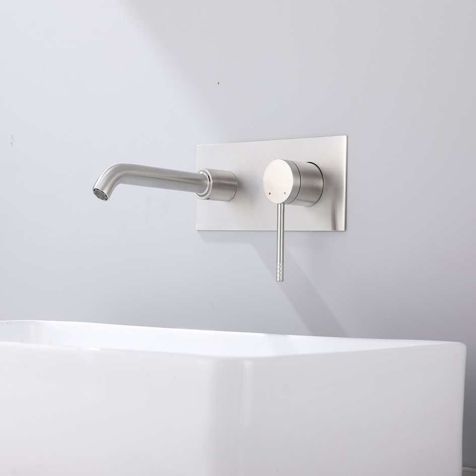 Modern Round Handle Mixer Tap Stainless Steel for Kitchen Basin Sink Bathroom Faucet