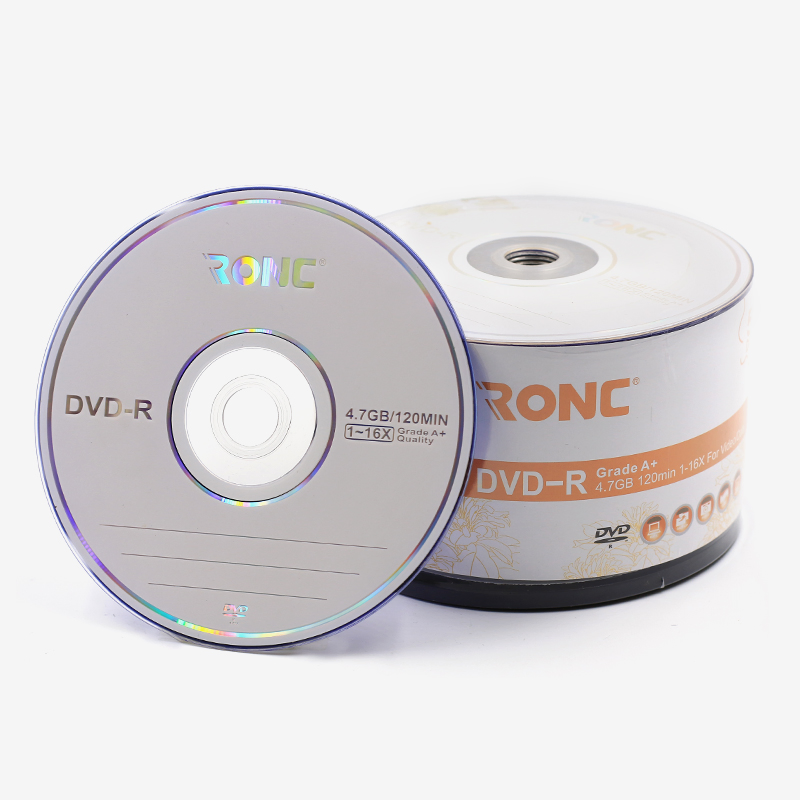 DVD-R 4.7GB 16x, односторонние, Grade A+ (50 шт.)