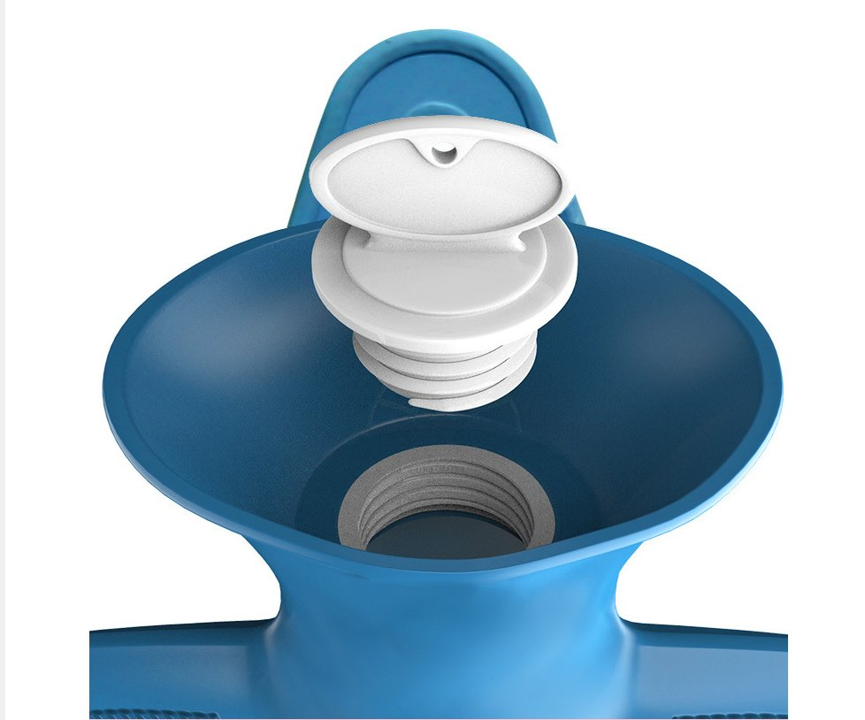 Premium Classic Rubber Hot Water Bottle with Cover 2L PVC Hot Water Bag for Neck