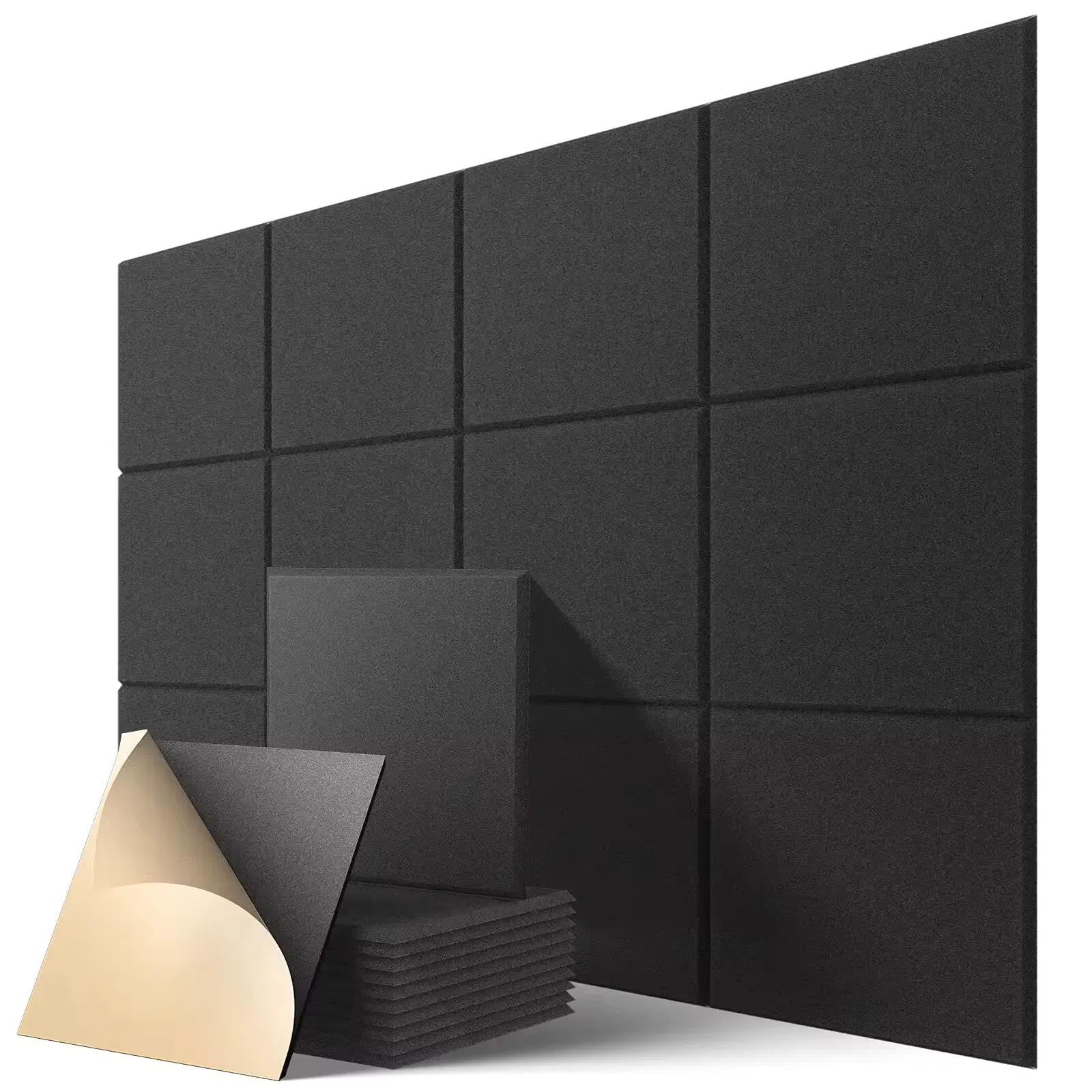 100% Recycled Polyester Felt Acoustic Panels 9/12/21/24mm Thick Modern Soundproof Thermal Insulation for Hotel Apartment