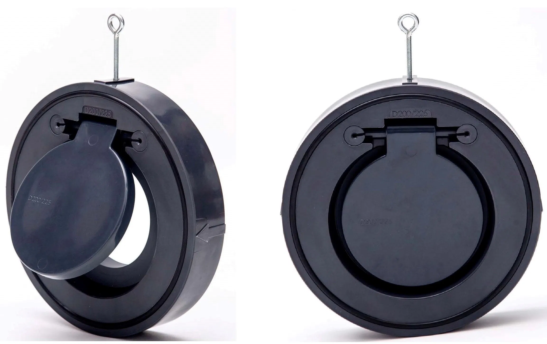 High Quality Full Bore Non Return Valve Plastic Double Flange Socket Check Valve PVC Wafer Flanged Check Valve UPVC Swing Type Single Disc Flap Check Valve