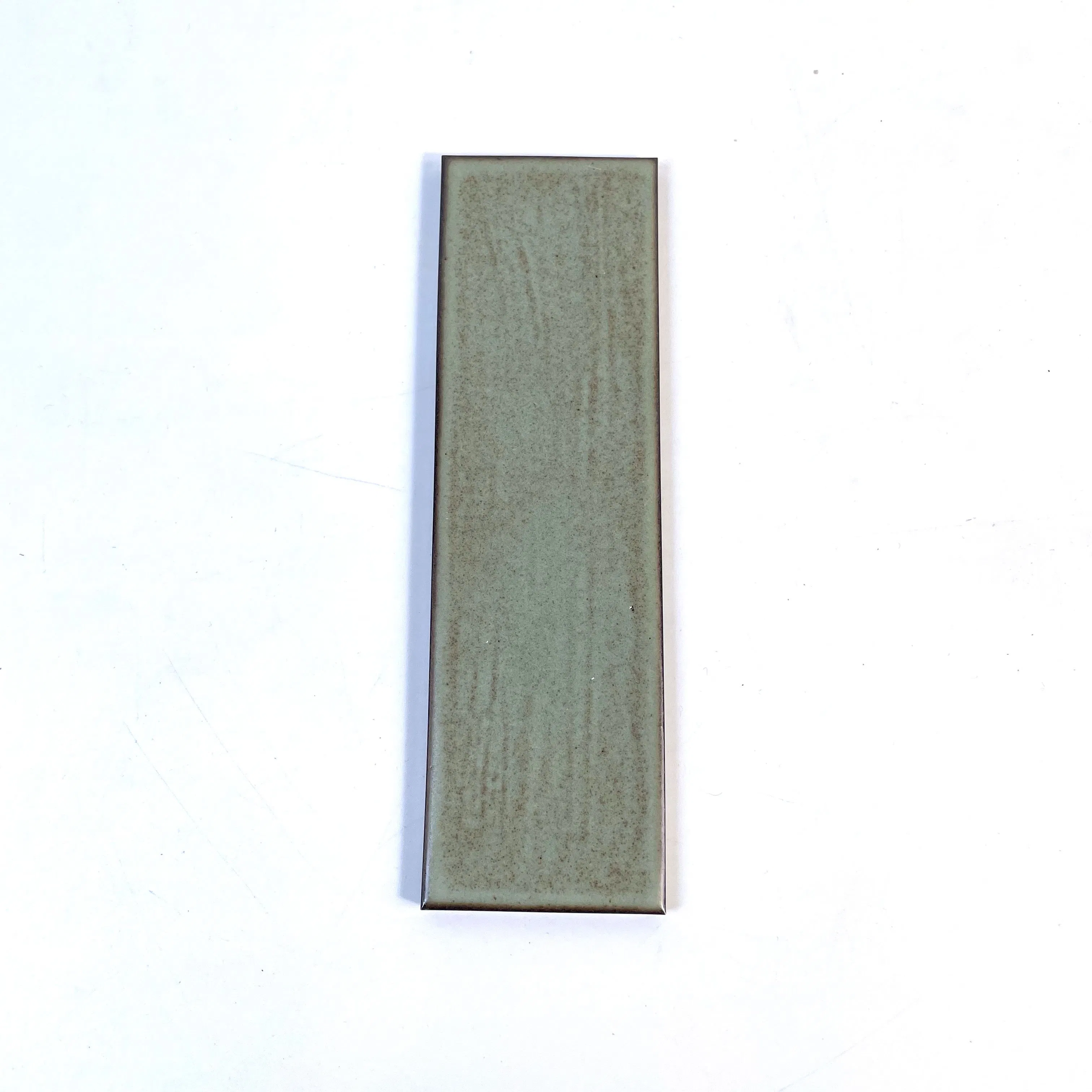 Hot Sale Green Glazed Ceramic Waterproof Matte Subway Tile Porcelain for Villa Hotel Project Wall Decoration